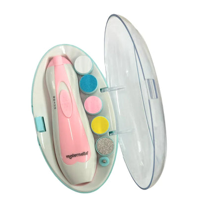 CORTA UÑAS PULIDOR MANOS Y PIES. 6 LIMAS ELECTRICO PARA BEBE