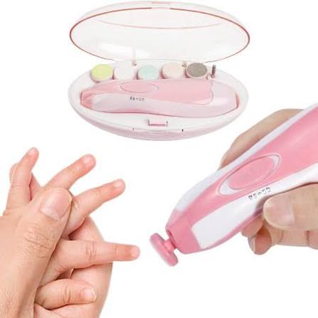 CORTA UÑAS PULIDOR MANOS Y PIES. 6 LIMAS ELECTRICO PARA BEBE