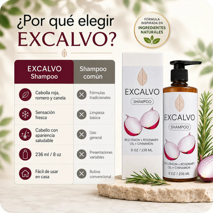 SHAMPOO EXCALVO FORTALECIMIENTO Y REVITALIZACION CAPILAR