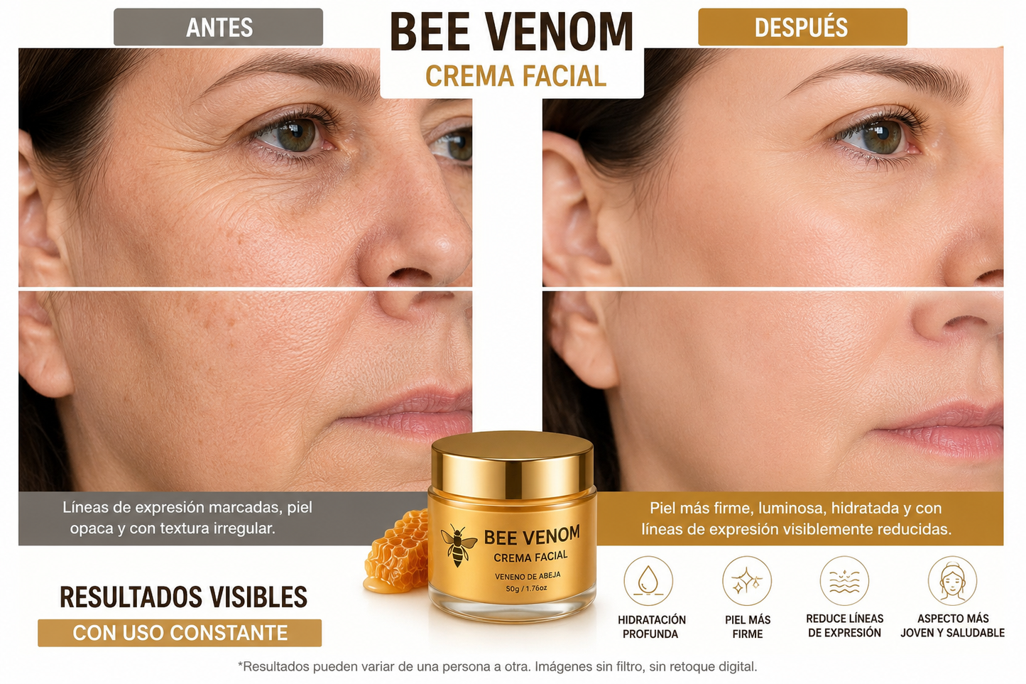 CREMA INTEGRAL DE VENENO DE ABEJA